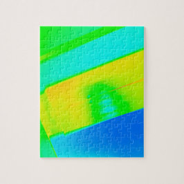 Neon Green Blue Colorful 4Lulu Legpuzzel