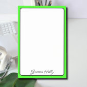 Neon Green Border Minimalistische Professionele Na Post-it® Notes