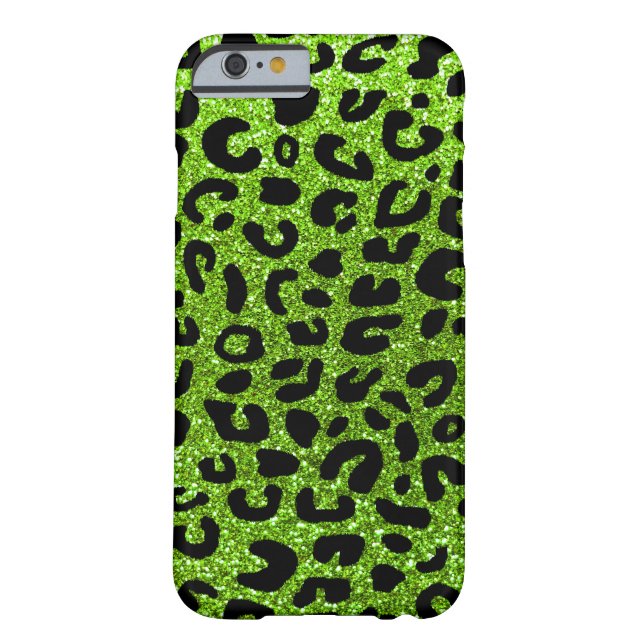 Neon green cheetah print Case-Mate iPhone case (Achterkant)