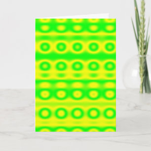 Neon Green Circle Abstract Kaart