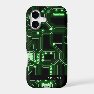 Neon Green Circuit Board | Aangepaste telefoonkwes