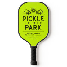 Neon Green Club Toernooi Evenement Pickleball Padd