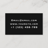 Neon Green Controller Joystick gamer Gamer Visitekaartje (Achterkant)