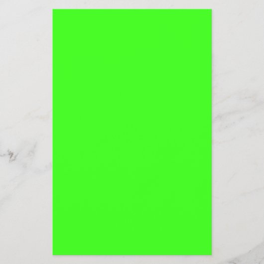 Neon Green Customizable Flyer (Voorkant)