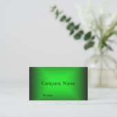 Neon Green Design Visitekaartje (Staand voorkant)
