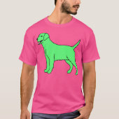 Neon Green Dog T-shirt (Voorkant)
