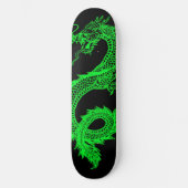 Neon Green Dragon Skateboard Deck (Voorkant)