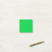 Neon Green en Blue Lemon Retro Lente & Zomer Post-it® Notes (Op bureau)