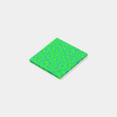 Neon Green en Blue Lemon Retro Lente & Zomer Post-it® Notes (Schuin)