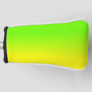 Neon Green en Neon Yellow Ombré Shade Color Fade Golfheadcover