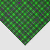 Neon Green en Paars Tartan 01 Tissuepapier (Detail)