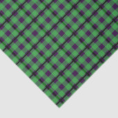Neon Green en Paars Tartan 03 Tissuepapier (Detail)