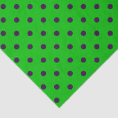 Neon Green- en Paarse pooldots Tissuepapier (Detail)