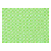 Neon Green en White Gingham geborduurd Tafelkleed (Voorkant (Horizontaal))