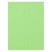 Neon Green en White Gingham geborduurd Tafelkleed (Voorkant)