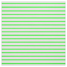 Neon Green en White Stripe Fabric Stof