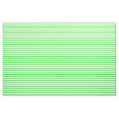 Neon Green en White Stripe Fabric Stof (Fat Quarter)
