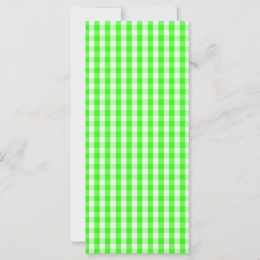 Neon Green Gingham Pattern van Shirley Taylor (Voorkant)