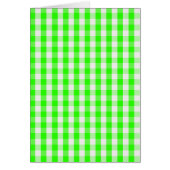 Neon Green Gingham Pattern van Shirley Taylor (Voorkant)