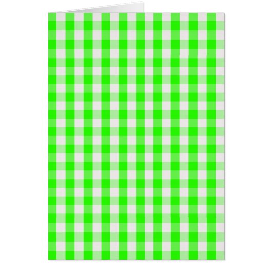 Neon Green Gingham Pattern van Shirley Taylor (Voorkant)