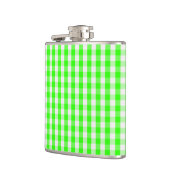 Neon Green Gingham Pattern van Shirley Taylor Heupfles (Links)