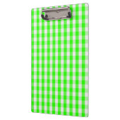 Neon Green Gingham Pattern van Shirley Taylor Klembord (Links)
