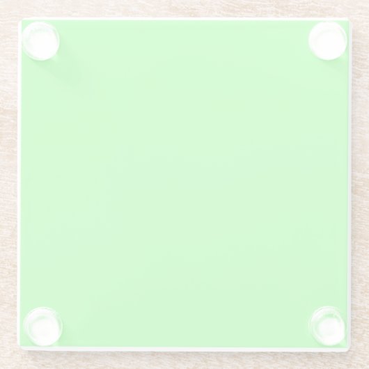 Neon Green Glazen Onderzetter (Achterkant)