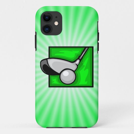 Neon Green Golf Case-Mate iPhone Case (Achterkant)