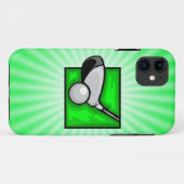 Neon Green Golf Case-Mate iPhone Case (Achterkant (horizontaal))
