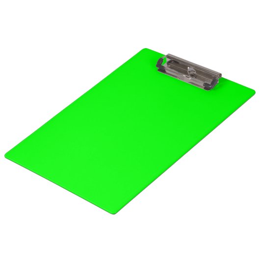 Neon green hex code 00FF00 Klembord (Gekanteld)