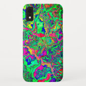 Neon Green Hot Pink iPhone/iPad-draagtas Case-Mate iPhone Case (Achterkant)