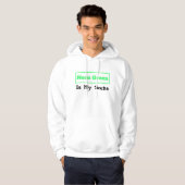 Neon Green is mijn Scene-Gezegde, kleurrijke grapp Hoodie (Voorkant volledig)
