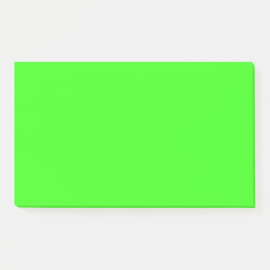 Neon Green JUMBO Post-it® Notes (Voorkant)