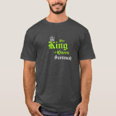 Neon Green King Mannen Basic T-Shirt (Voorkant)
