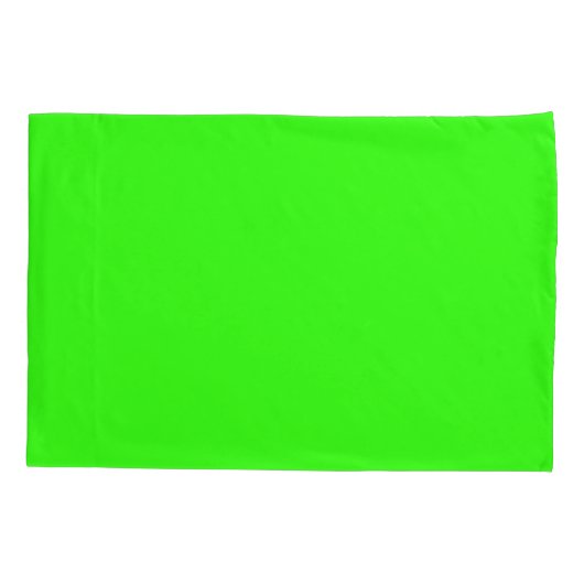 Neon Green Kussensloop (Achterkant)