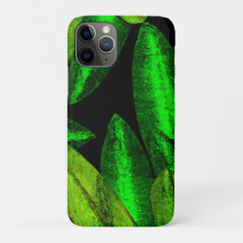 Neon Green Leaves Art. Case-Mate iPhone Case