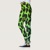 Neon Green Leopard print Leggings (Links)