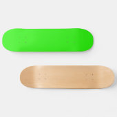 Neon Green Light Mode Colour Trend 2014 Persoonlijk Skateboard (Horizontaal)
