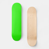 Neon Green Light Mode Colour Trend 2014 Persoonlijk Skateboard (Voorkant)