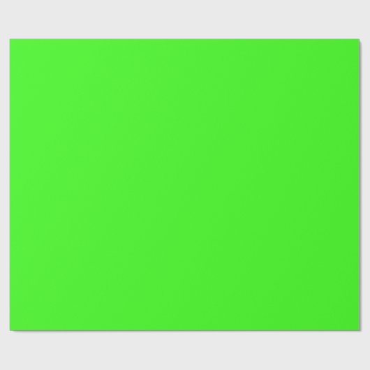 Neon Green Matte Wrapping Paper Cadeaupapier (Vlak)