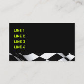 Neon Green met vlag Visitekaartje (Achterkant)