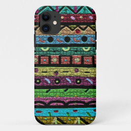 Neon Green Mosaic Case-Mate iPhone Case