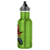Neon Green Motocross Waterfles (Rechts)