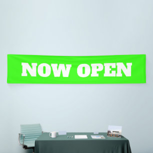 Neon Green Nu Open Custom Color Business 2024 Spandoek