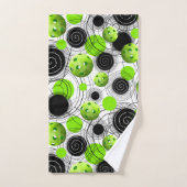 Neon Green Pickleball Sweat Towel Handdoek (Handdoek)
