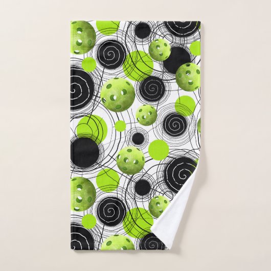 Neon Green Pickleball Sweat Towel Handdoek (Handdoek)