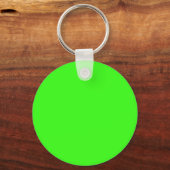 Neon Green & Pink Custom Keychain (Voorkant)
