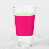 Neon Green & Pink Pint Glass Cup –  Glas (Achterkant)