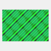 Neon Green Sci-Fi Futuristic Abstracte St. Patrick Inpakpapier Vel (Voorkant 2)