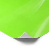 NEON GREEN SEAMLESS ABSTRACT WAVE ACHTERGRONDEN WA POSTER (Hoek)